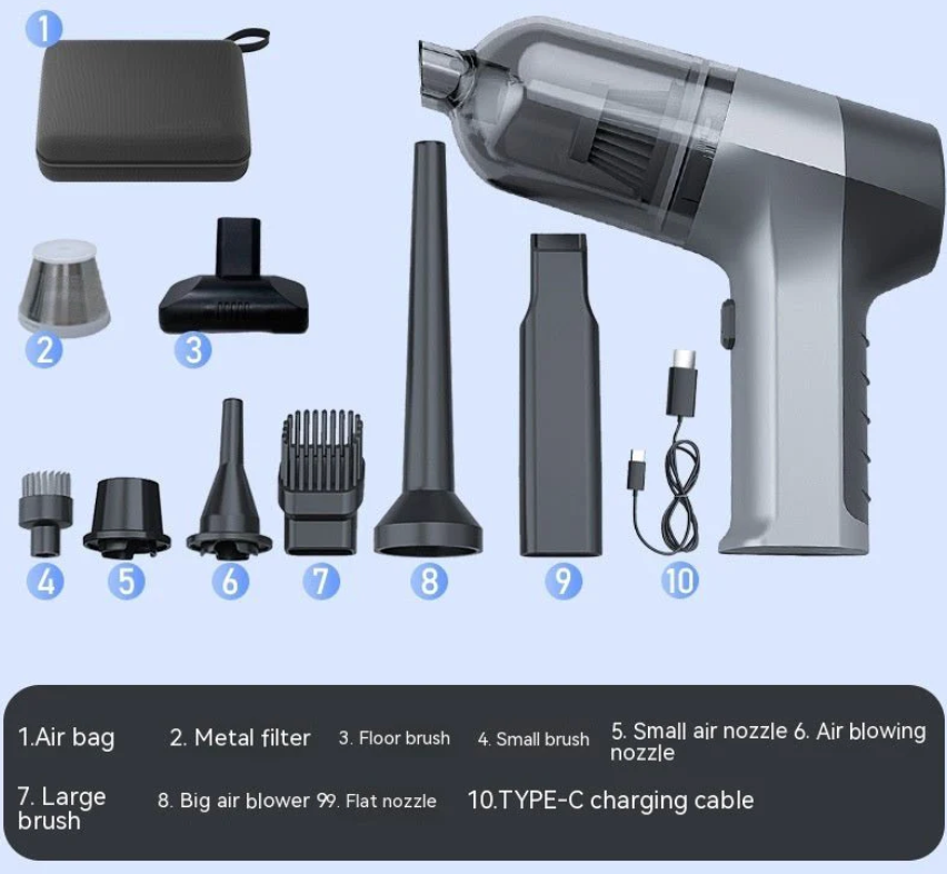 Wireless Handheld Car Cleaner Super Strong